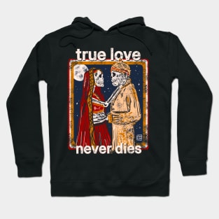 Vintage Diwalloween Indian Skeleton Couple Hoodie